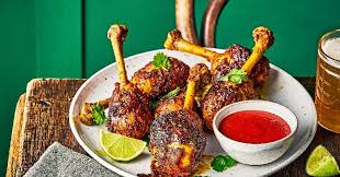 Spiced Chicken Lollipops (4 lollipops) ‑