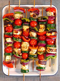 Grilled Halloumi Skewers