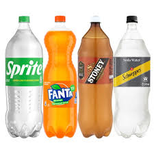 Sprite, Black Current, Coke, Stoney